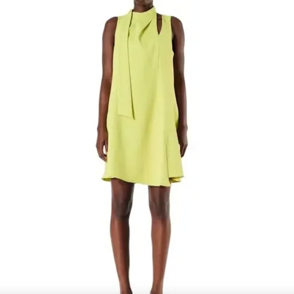 A ray of sunshine!  Fabulous trapeze dress with tie, Tibi, 00